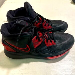 Nike Shoes | Black and Red Snake Print Kyrie Shoes | Size 9.5